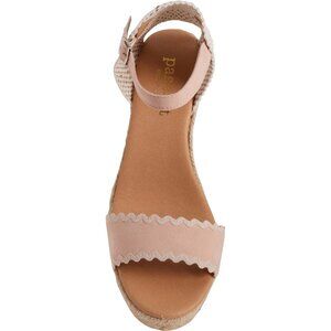 NEW PASEART ESPADRILLES Made in Spain Wedge Open-Toe Sandals - Suede 362sn